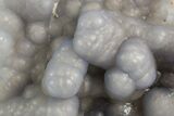 Blue Chalcedony Pseudomorph After Anhydrite - Peru #337389-1